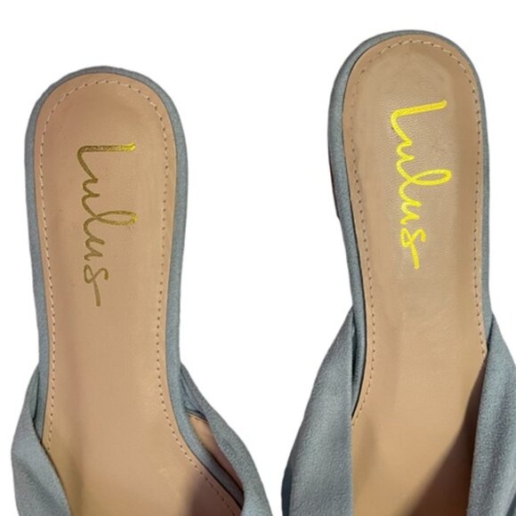 Lulus Suede Knotted Pointed Toe Flats - Picture 7 of 8